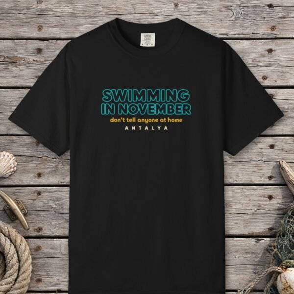Swimming in November Neon Tee