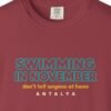 Swimming in November Neon Tee