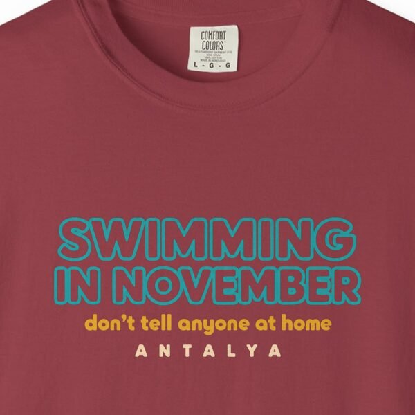 Swimming in November Neon Tee