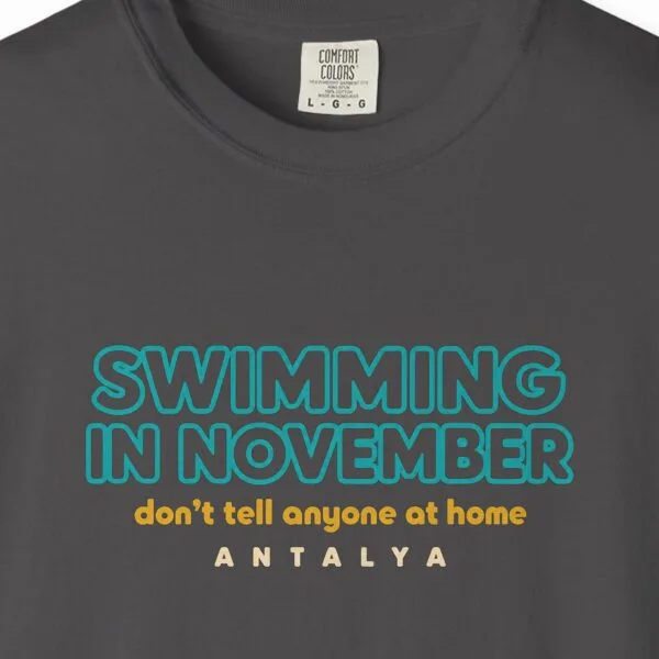Swimming in November Neon Tee