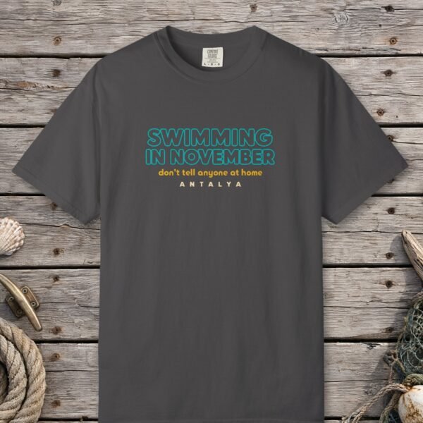 Swimming in November Neon Tee