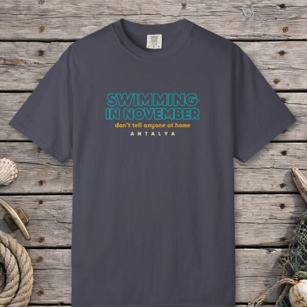 Swimming in November Neon Tee