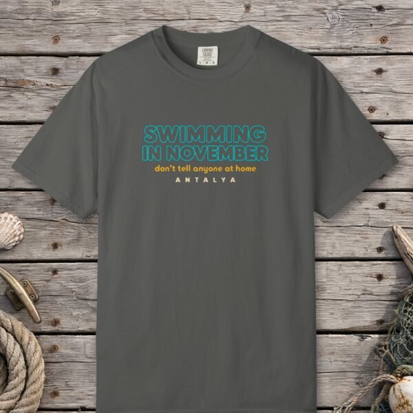 Swimming in November Neon Tee