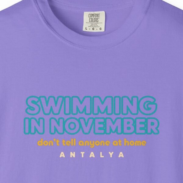 Swimming in November Neon Tee