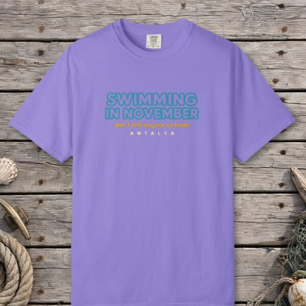 Swimming in November Neon Tee