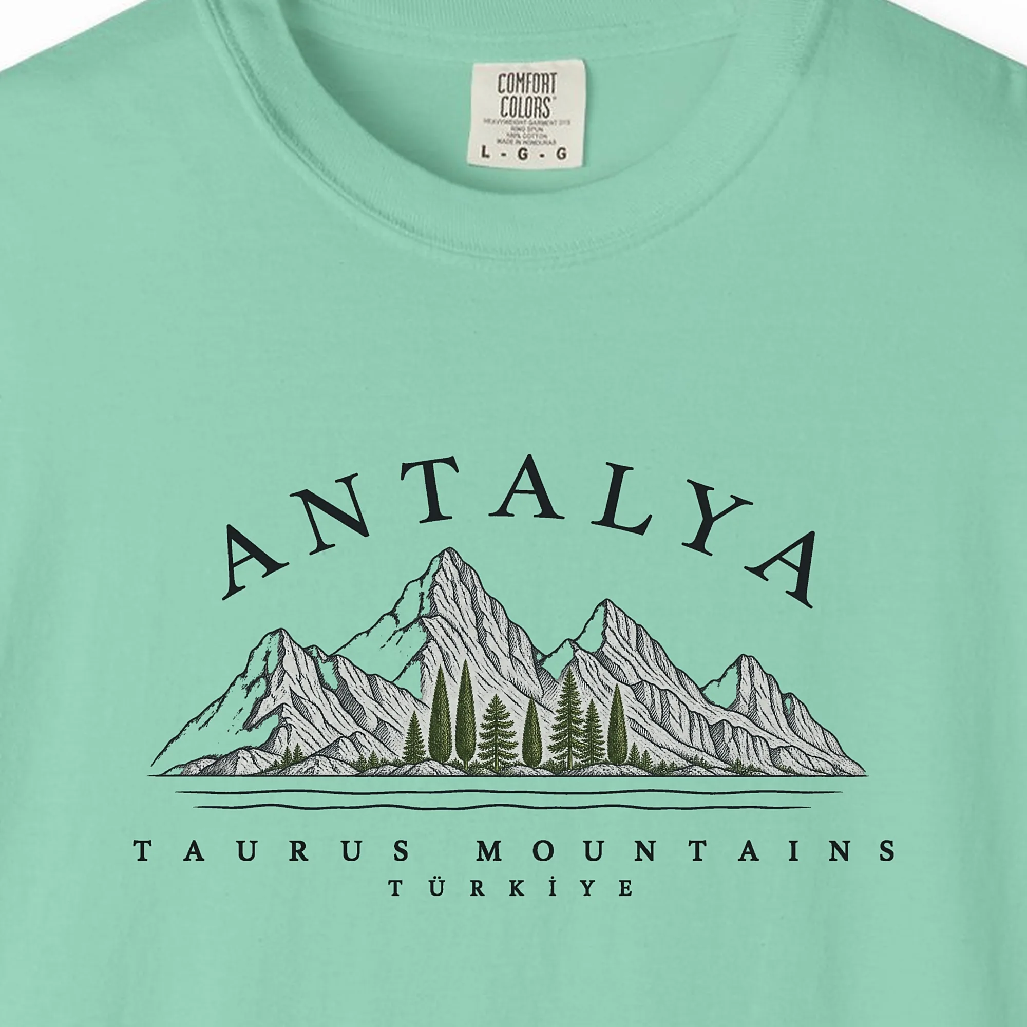 Taurus Mountains Engraving Tee