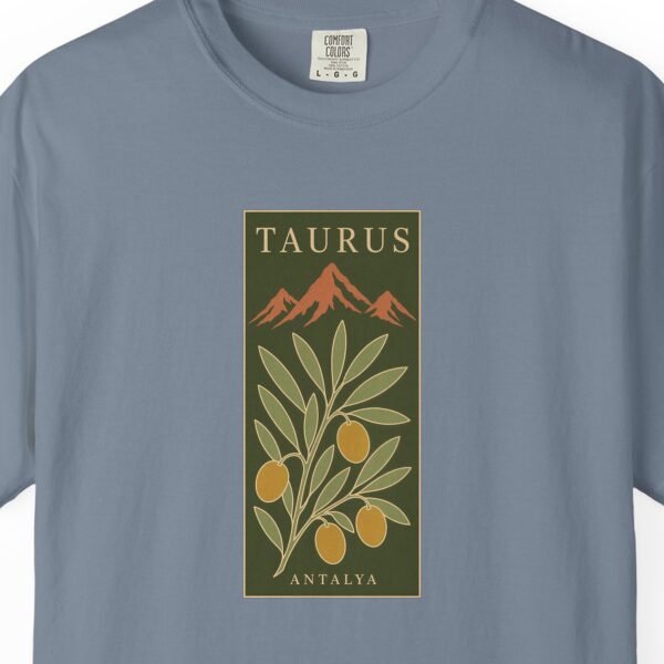 taurus-olive-panel-night-tee-blue-jean-chest Taurus Olive Panel Night Tee