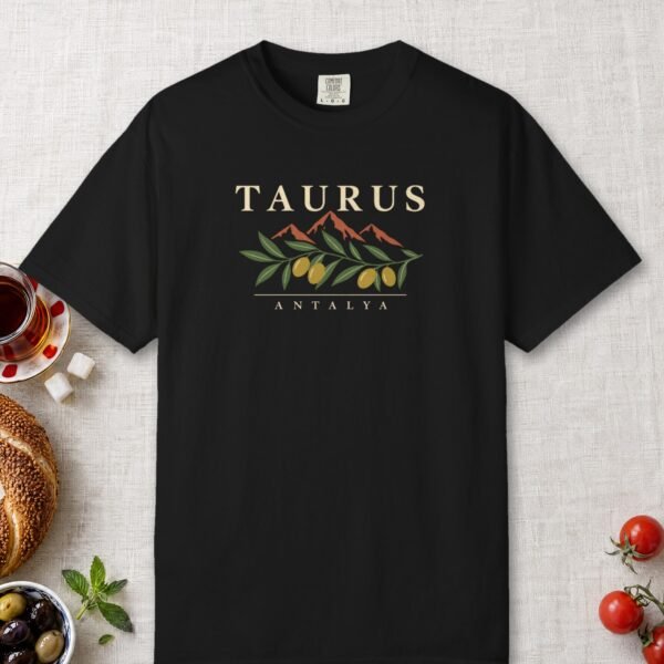 Taurus Olive Tee