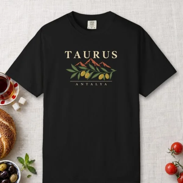 Taurus Olive Tee