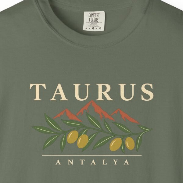 Taurus Olive Tee