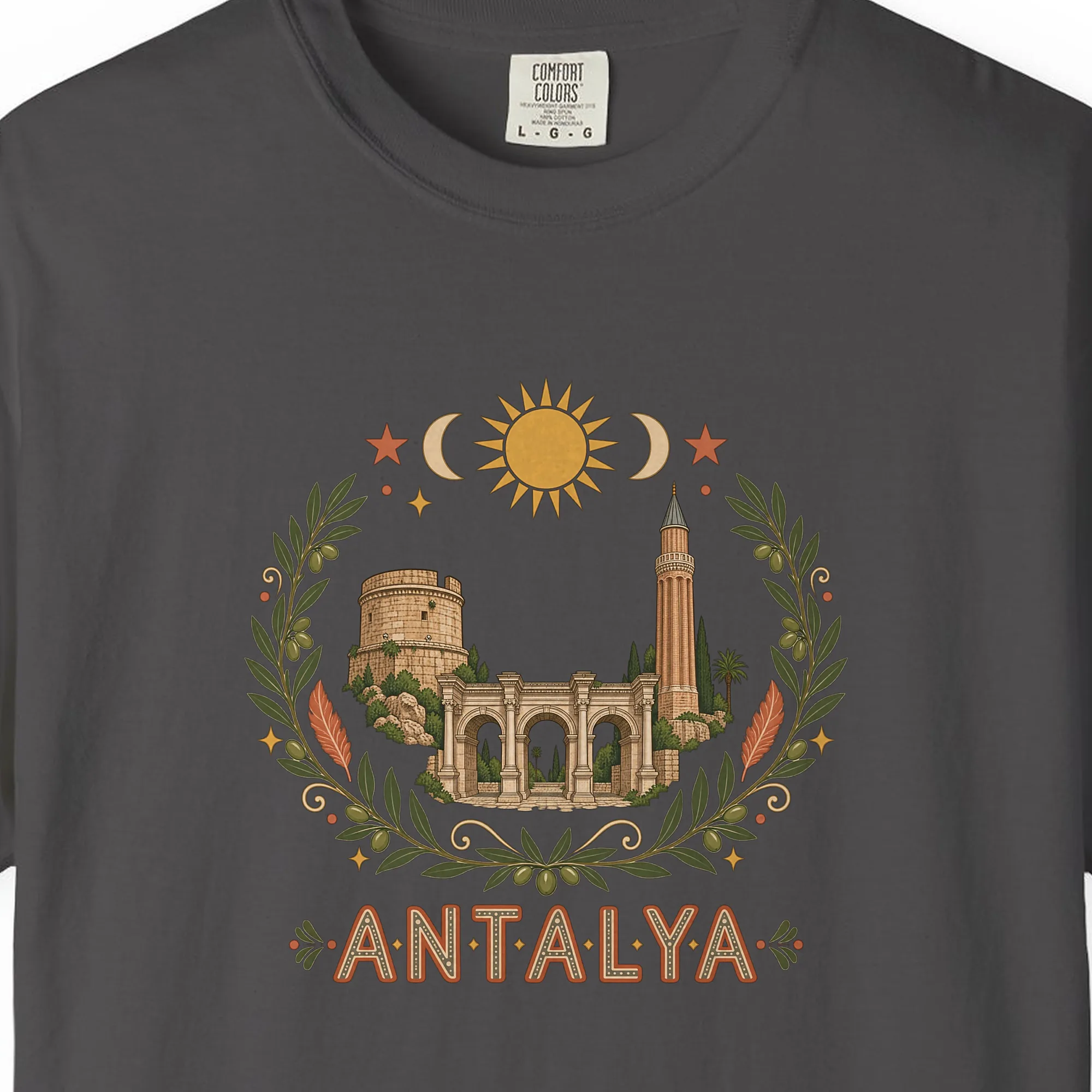 Tower and Gate Wreath Tee