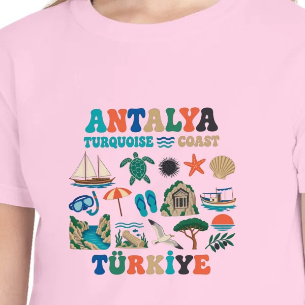 Turquoise Coast Groovy Icons Kids Tee