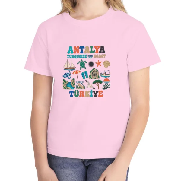 Turquoise Coast Groovy Icons Kids Tee