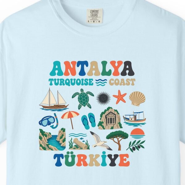 Turquoise Coast Groovy Icons Tee