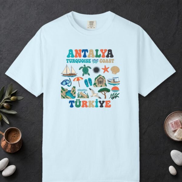 Turquoise Coast Groovy Icons Tee