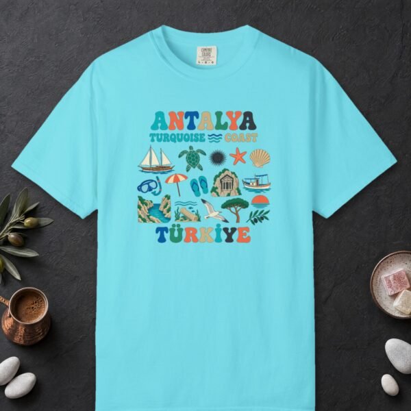 Turquoise Coast Groovy Icons Tee