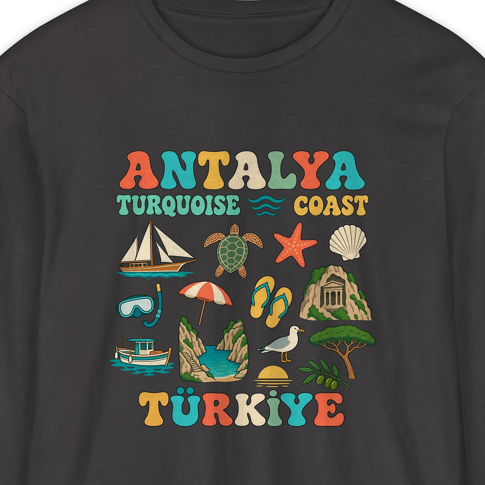 Turquoise Coast Long Sleeve Tee
