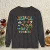 turquoise-coast-long-sleeve-tee-graphite-front Turquoise Coast Long Sleeve Tee