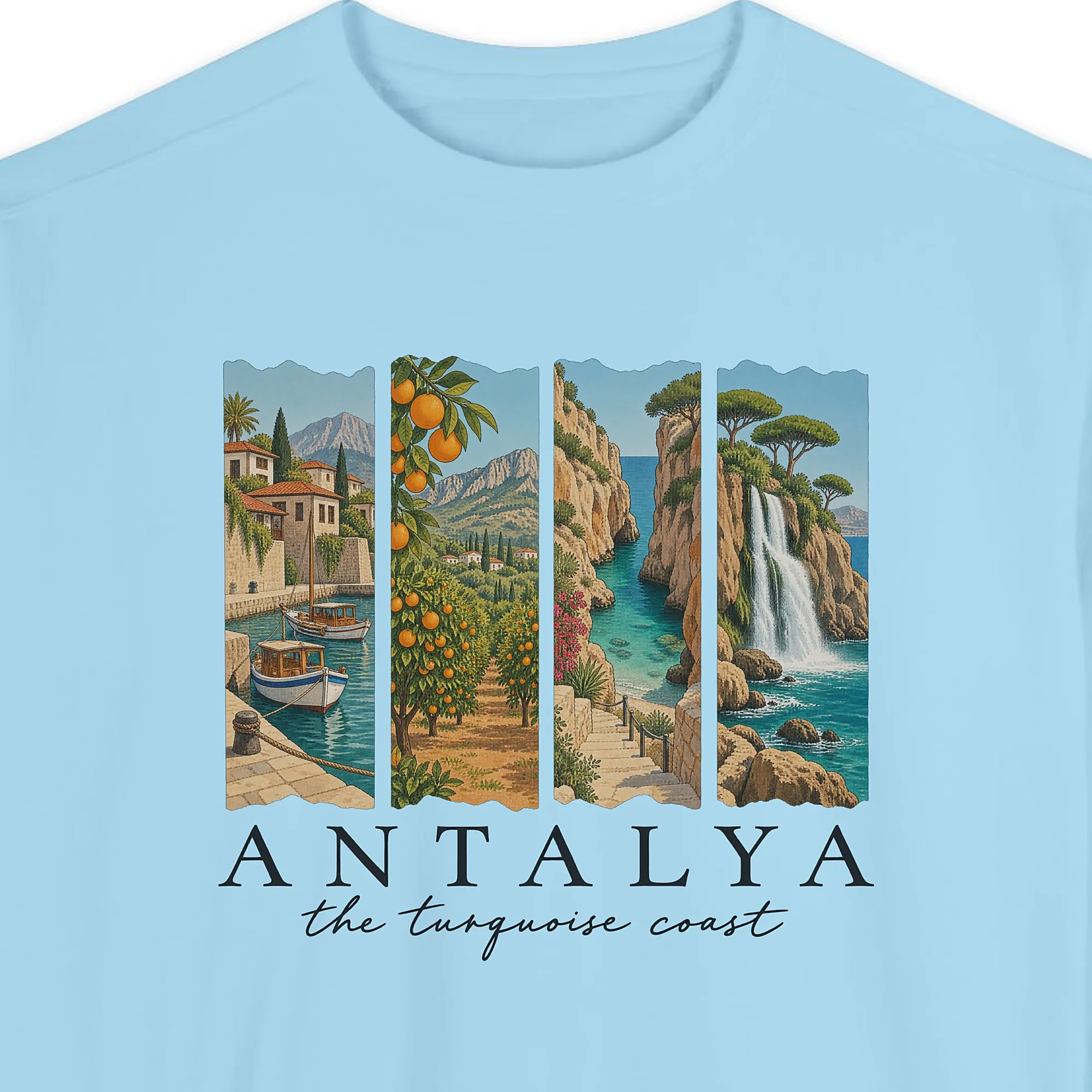 Turquoise Coast Panels Day Sweatshirt