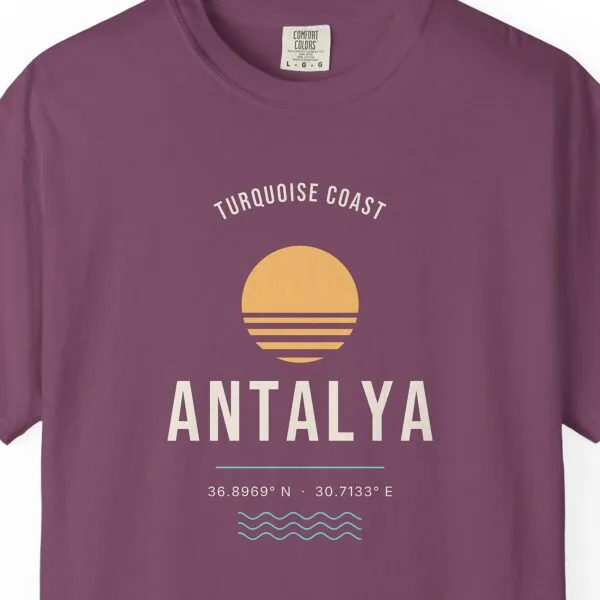 Turquoise Coast Sun Night Tee