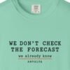 We Don't Check the Forecast Day Tee