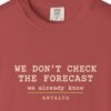 We Don't Check the Forecast Night Tee
