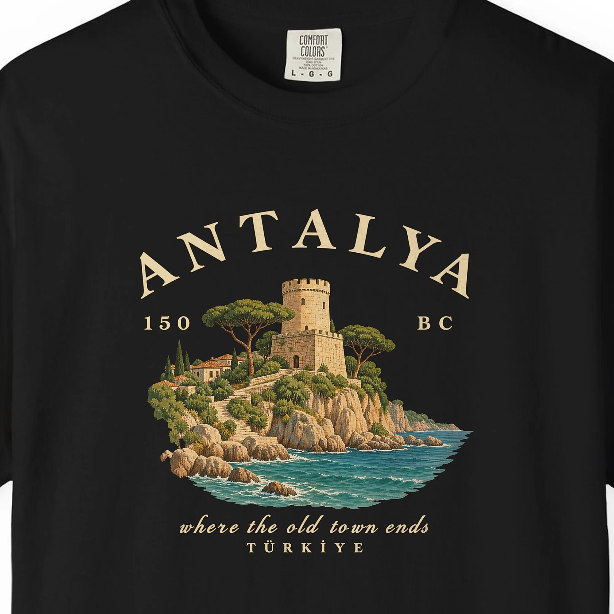 Where the Old Town Ends Night Tee