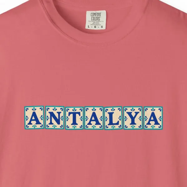 Antalya Blue Tile Row Tee