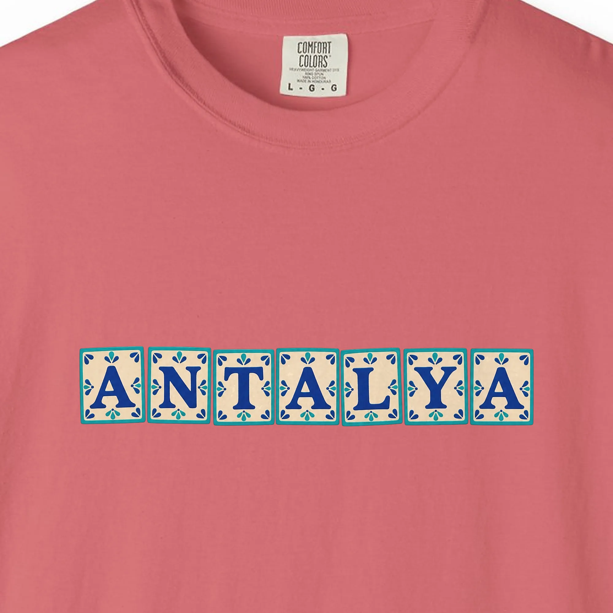 Antalya Blue Tile Row Tee
