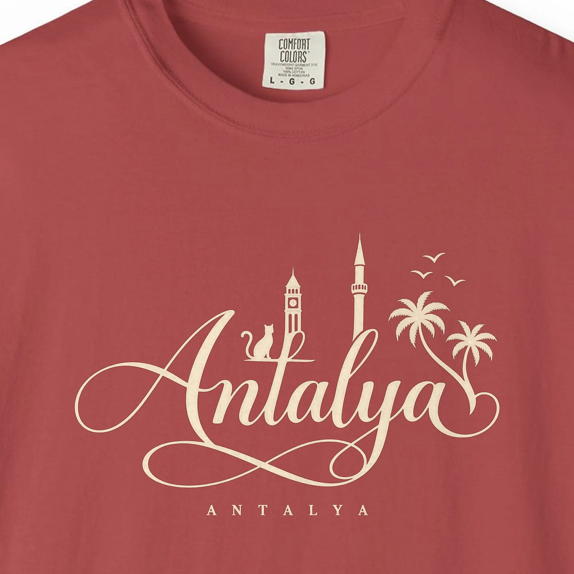 Antalya Calligraphy Skyline Tee
