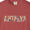 Antalya Mosaic Color Letters Night Tee