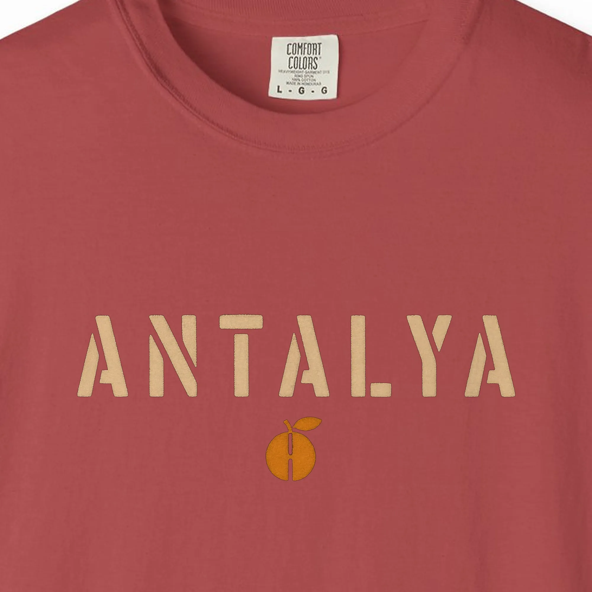Antalya Stencil Orange Night Tee